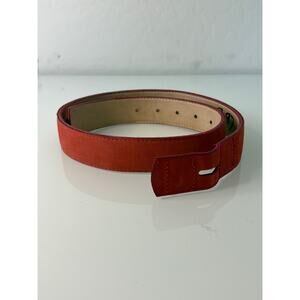 Omega 98607 Brown Small Leather Belt (No Buckle)Made‎ in USA- NWOT